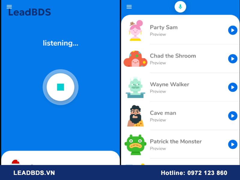Phần mềm giả giọng nói khi gọi điện cho Android